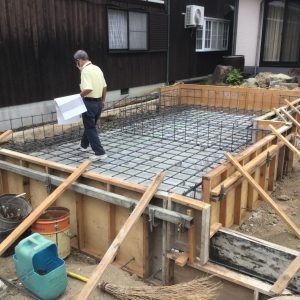 基礎工事完成1